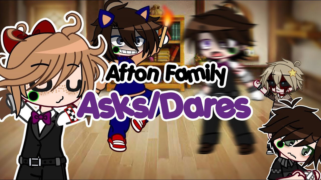 Aftons do your Asks/Dares || Afton Family || FNaF x Gacha Club
