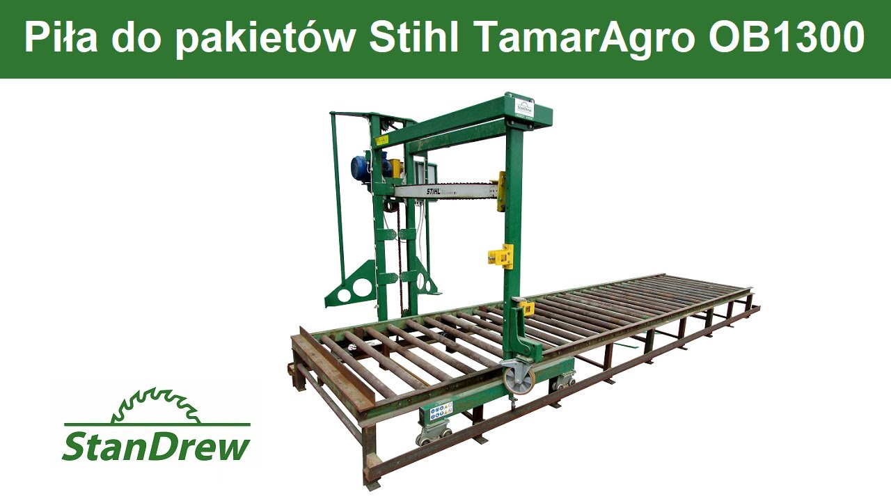 Obrzynarka Piła do pakietów Stihl TamarAgro OB1300 - StanDrew