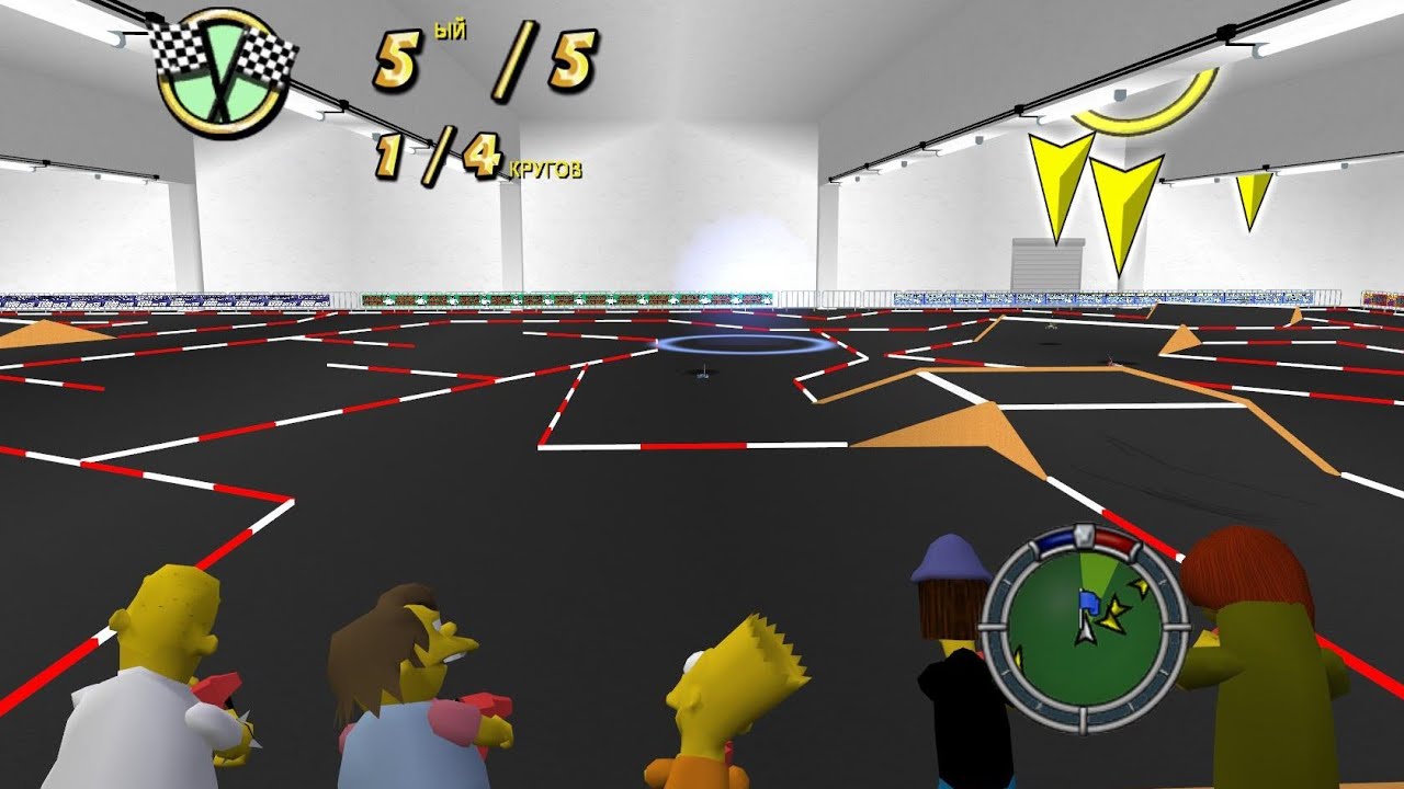 RC Cars Race Mod The Simpsons Hit And Run Gameplay