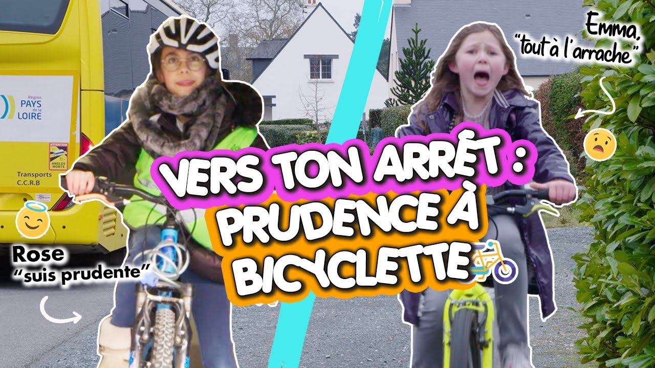 SÉCURITÉ 🚌 | Vers ton arrêt : prudence à bicyclette !