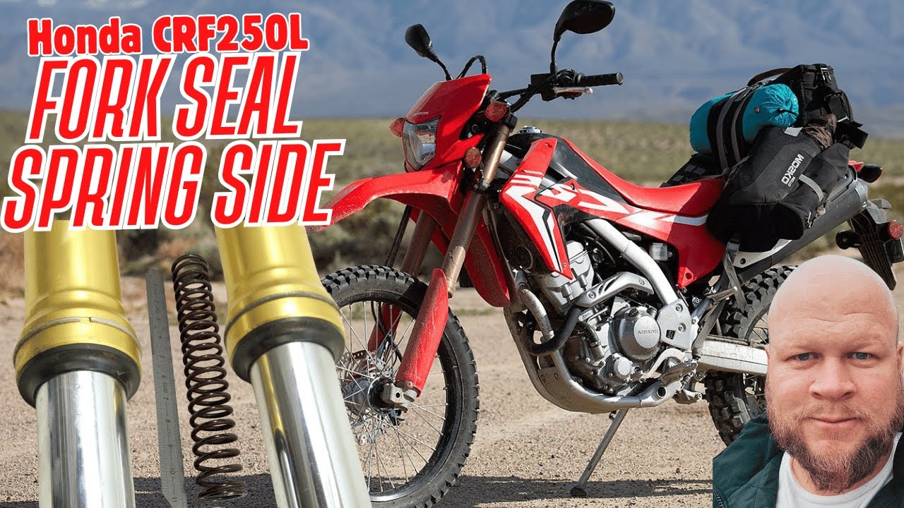 Honda CRF250L CRF300L Fork Seal Replacement - Spring Side Fork
