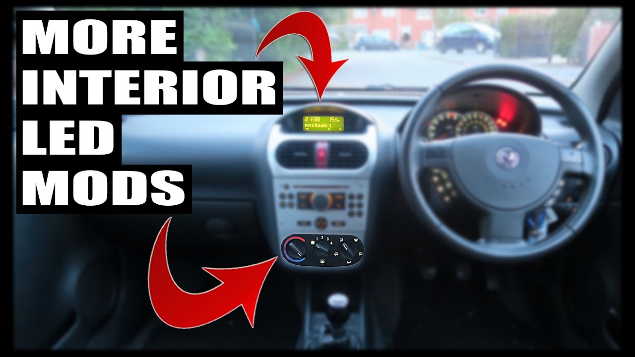 Установка дополнительных светодиодных модулей в салоне *Corsa Project Car*