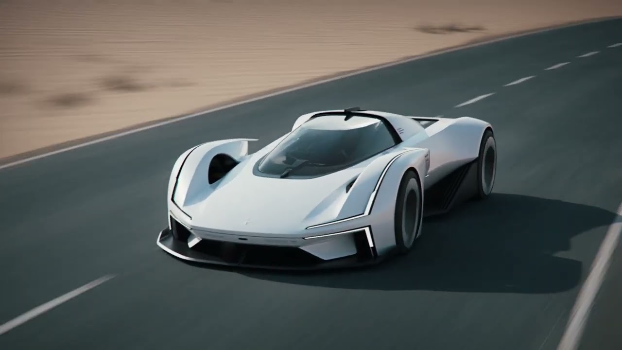 hammerhead shark-inspired electric supercar wins polestar design contest at IAA 2023 - animation