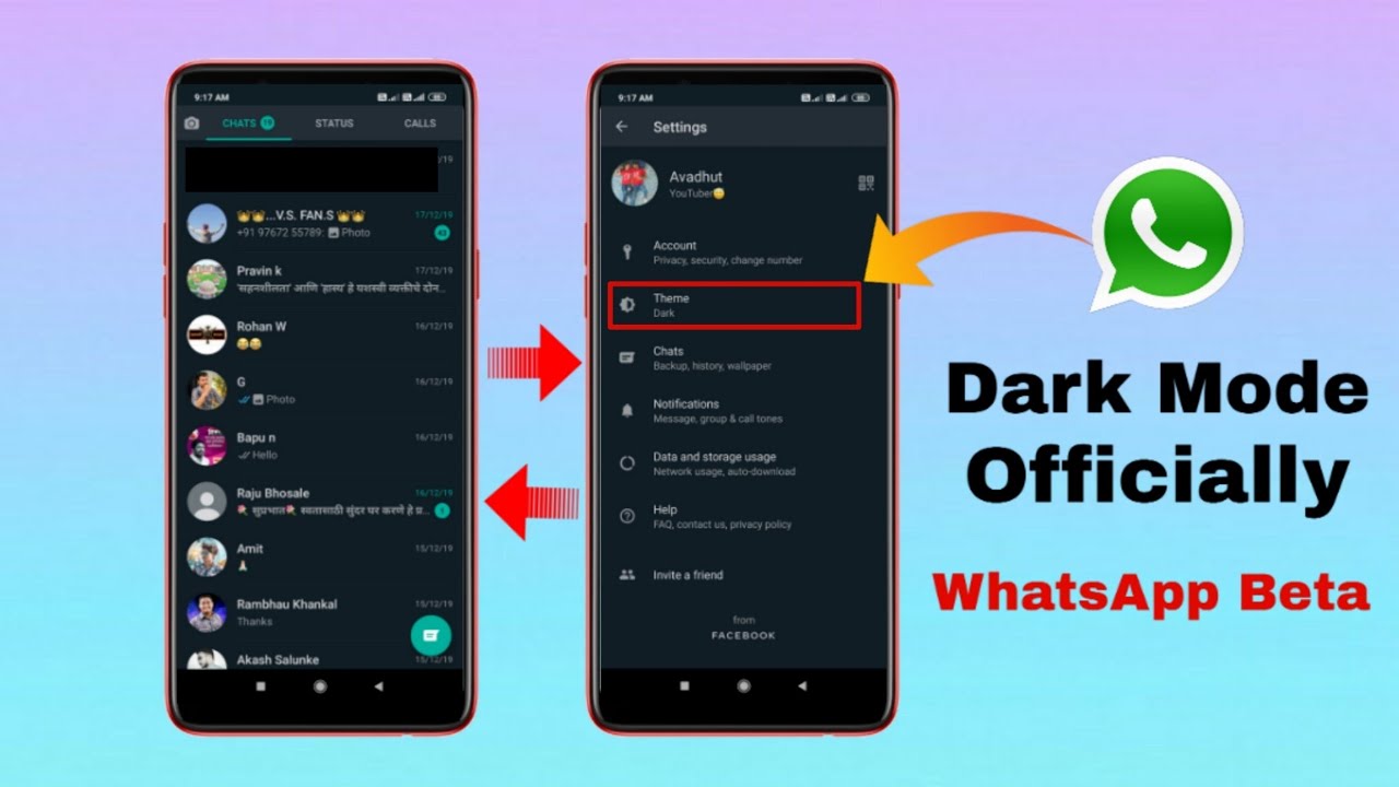 Dark Mode Officially In Whatsapp | WhatsApp Beta Dark Mode