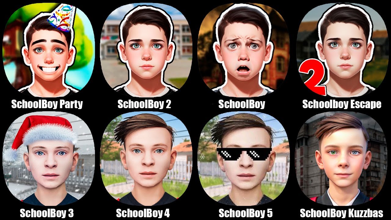 Подборка игр Скулбой Раневей,Schoolboy Escape 2,SchoolBoy Runaway,Вечеринка Пацана без Тимохи