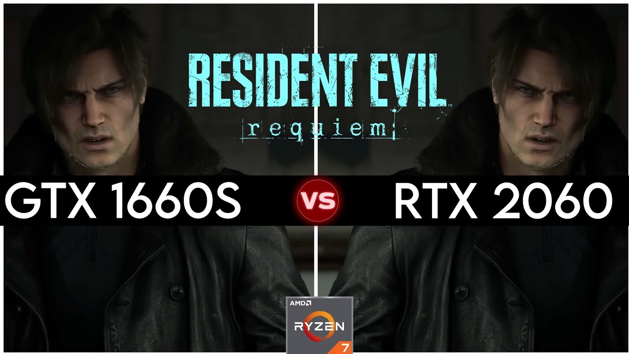 RTX 1660 Super vs RTX 2060 - Resident Evil Requiem - Performance Comparison - DLSS vs FSR !