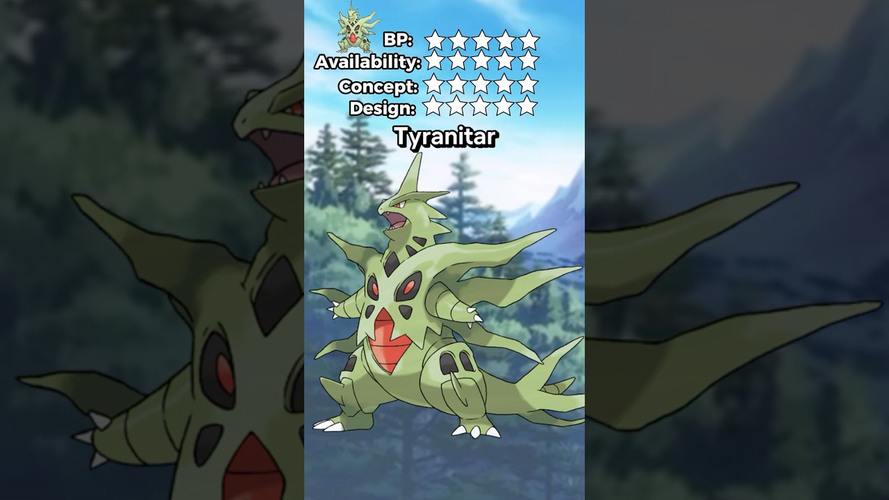 Какой покемон лучший объективно? (ну, типа того) Оцените их всех! Эпизод №248 #MegaTyranitar #rat...