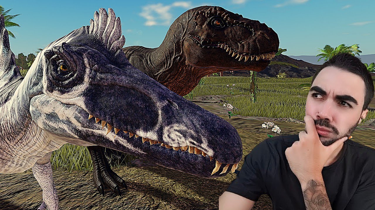 Qual animal comprar primeiro! TIRANOSSAURO REX ou SPINOSAURUS no Dinosaur Life Roblox