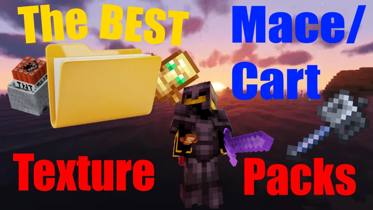 BEST Mace & Cart PVP Texture Packs // Legendo's PVP Texture Packs Mix