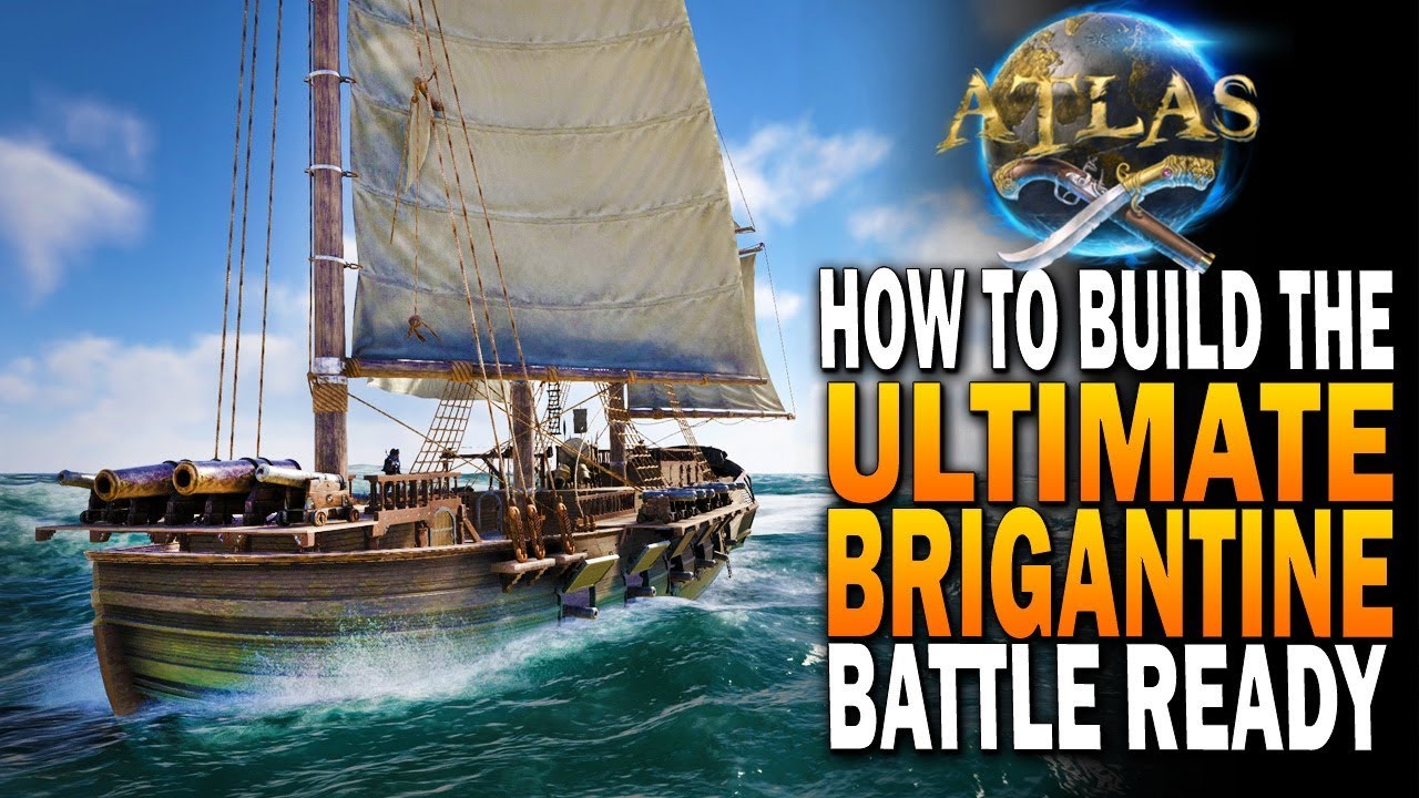 How To Build The Ultimate Brigantine! Atlas Pirate Survival MMO Gameplay E4
