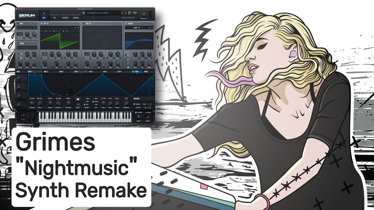Grimes - Nightmusic (Instrumental Synth Remake)