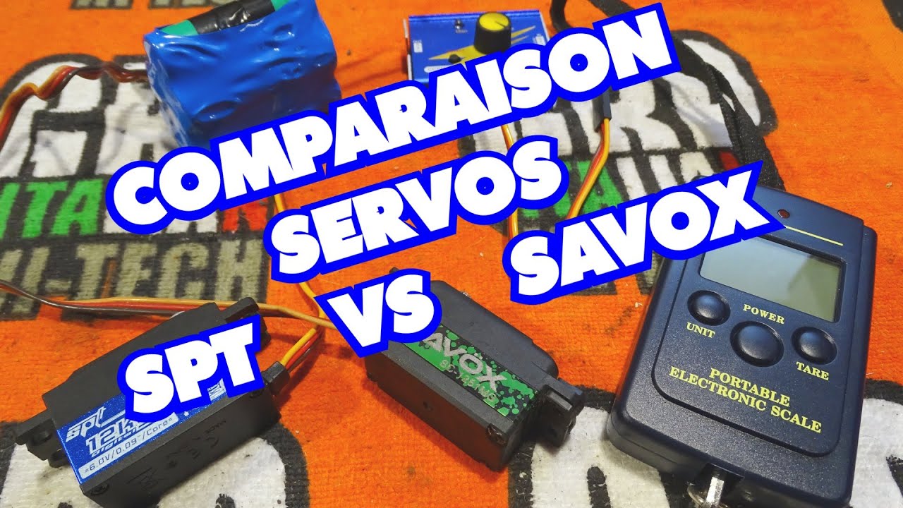 Je compare un servo pas cher avec un servo d'une grande marque