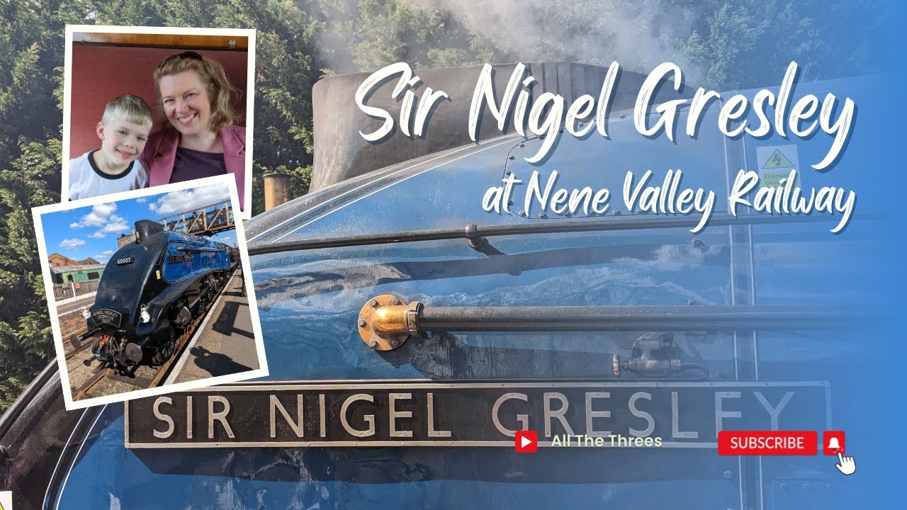 Sir Nigel Gresley Steam Locomotive at Nene Valley Railway