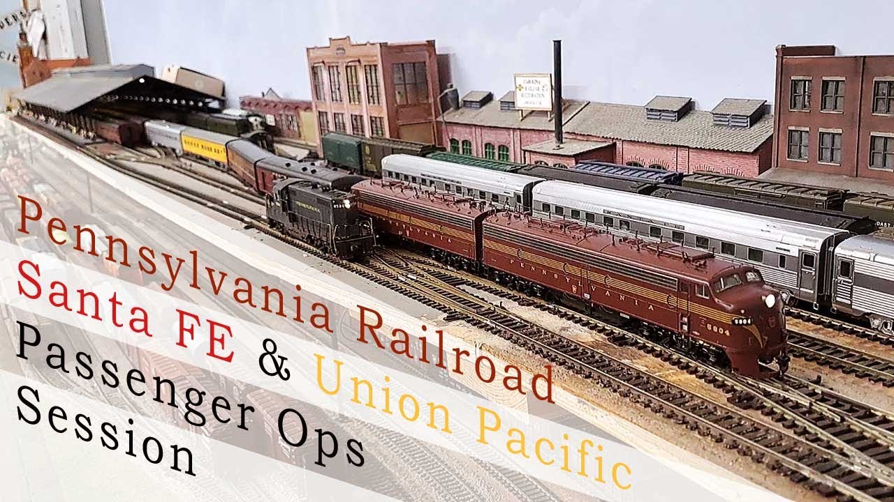 Chicago Passenger Train Ops - Pennsylvania Railroad, Santa Fe & Union Pacific