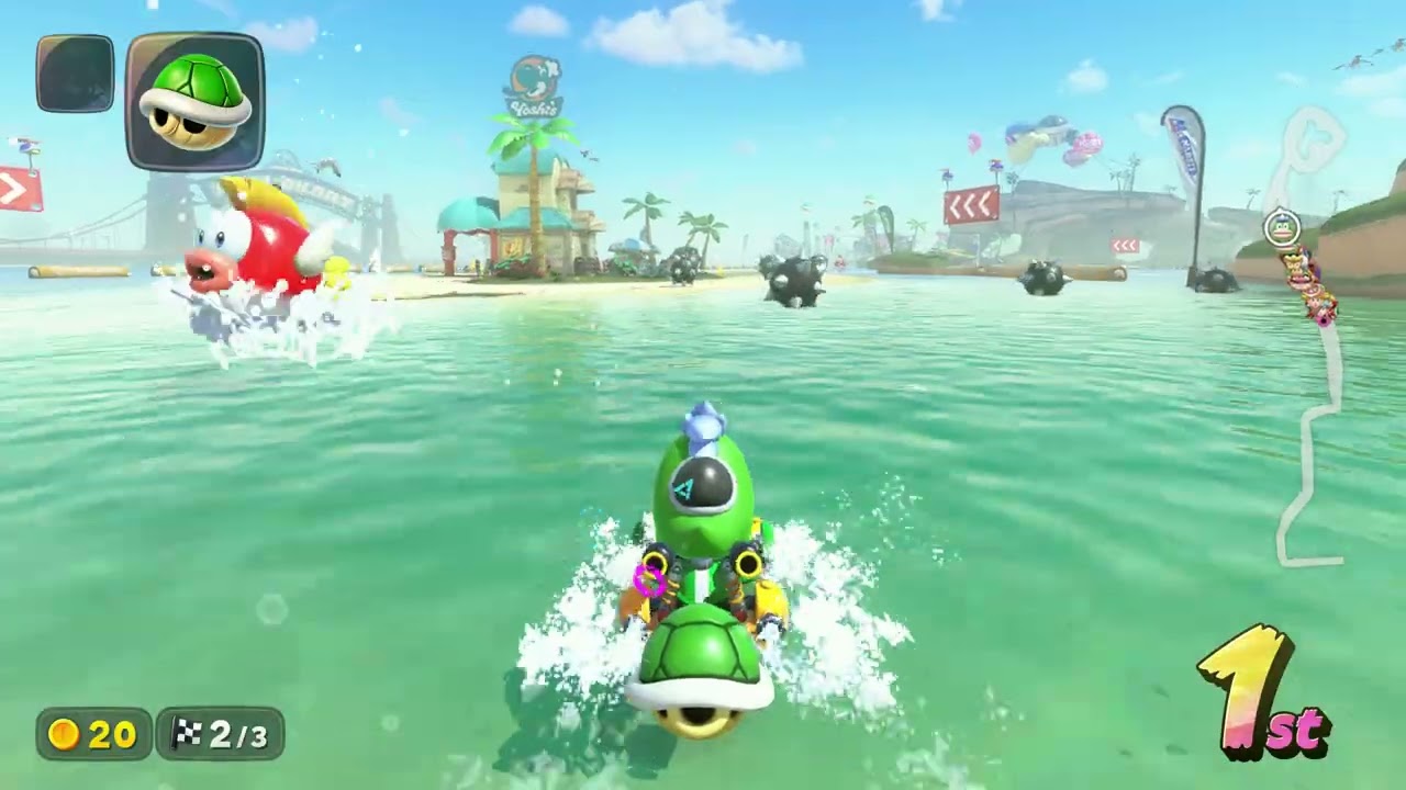 Mario Kart World - Koopa Troopa Beach [LEAVING DK Spaceport] [BEFORE 1.4.0]