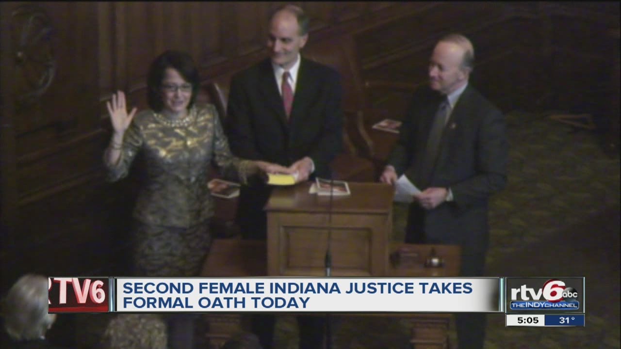 Loretta Rush sworn in as newest justice on Indiana's Supreme Court