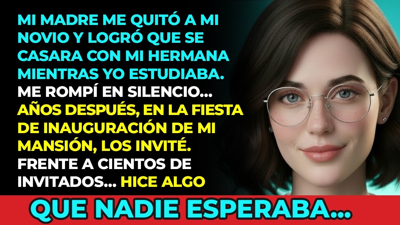 Mi MADRE Me Quitó A Mi NOVIO Y Lo CASÓ Con Mi HERMANA. Los Invité A Mi MANSIÓN Y Los Dejé Helados…