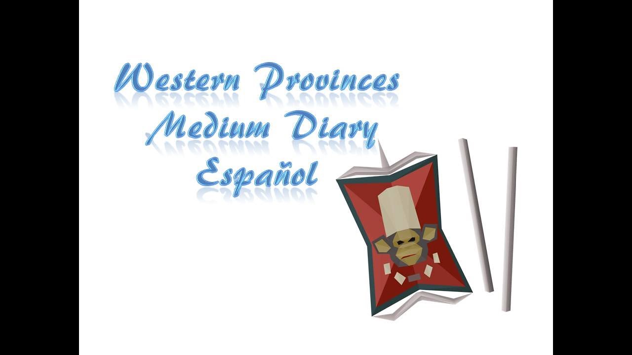 Western Provinces Medium Diary OSRS Español