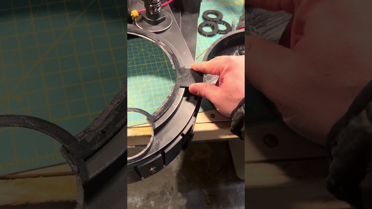 Spirit Halloween proton pack full size replica Tacobelli cyclotron mod - n-filter install
