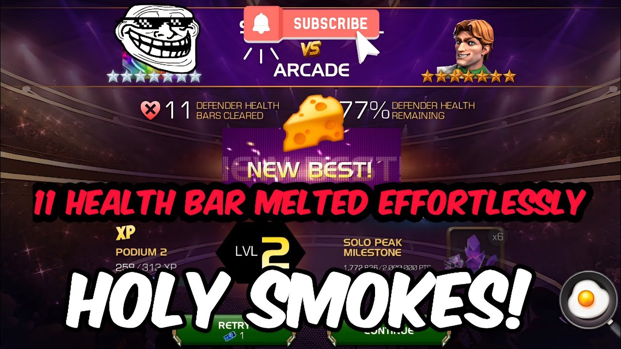 11 Health Bar Melted - Arcade No.1 Insane Counter | No Need to Worry About his Sp2🤣🤣