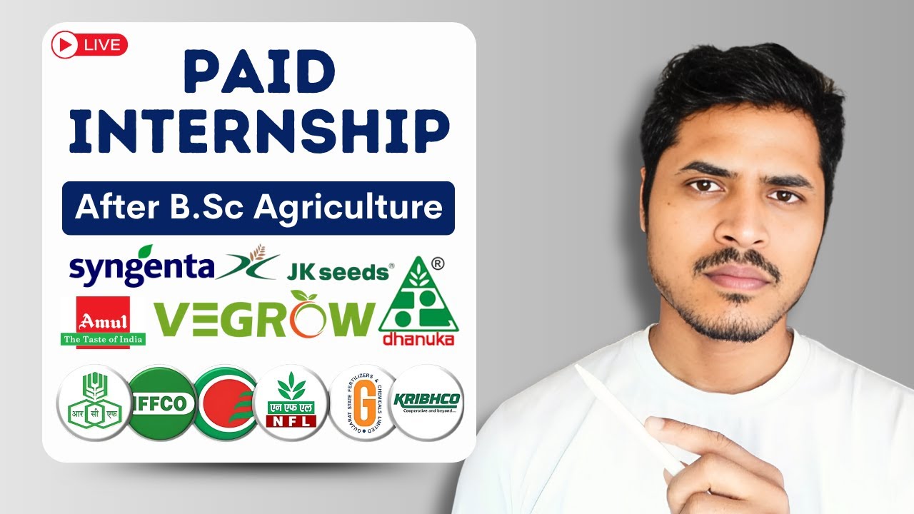 How to Get a Paid Intership in Top Companies | Seed & Fertilizers After B.Sc Agri/M.Sc Agri