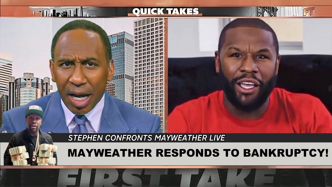 Floyd Mayweather Jr. Fires Back at Stephen A. Smith in Live Interview