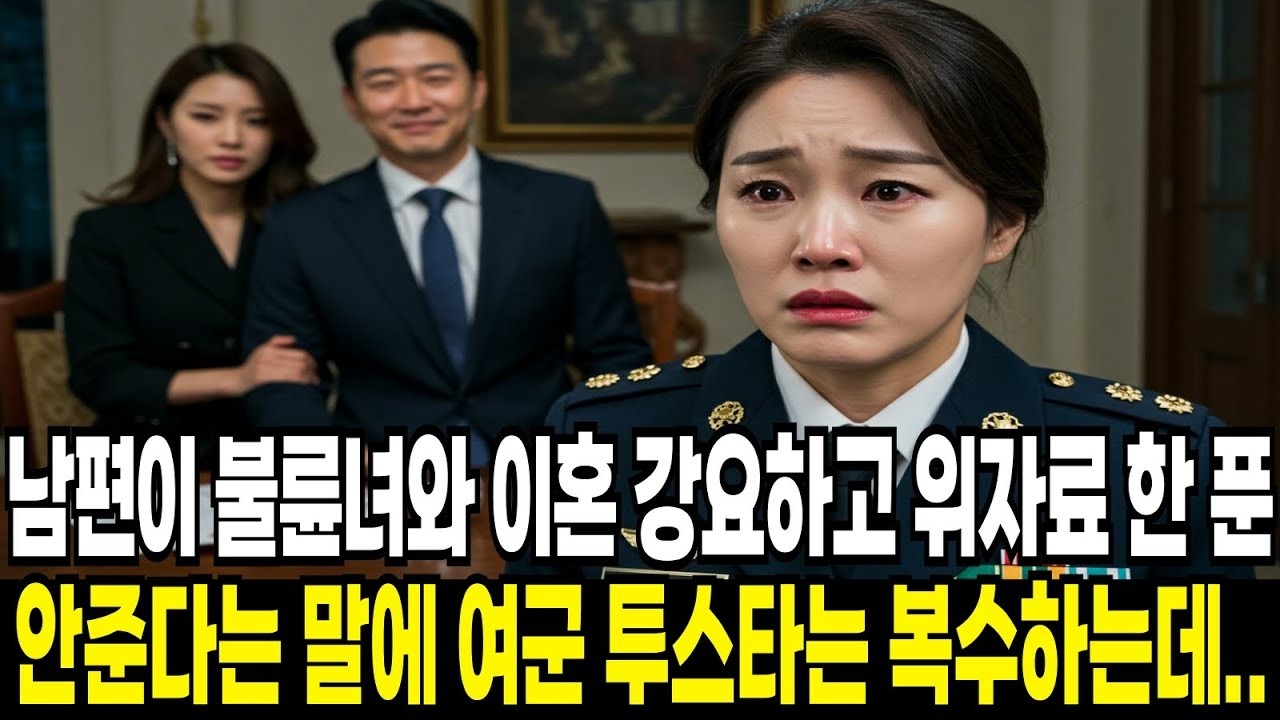 남편이 불륜녀와 이혼 강요, 위자료 한 푼 안 줄 거라던 순간… 여군 투스타 직위로 남편 회사까지 박살내는 복수가 시작되었다