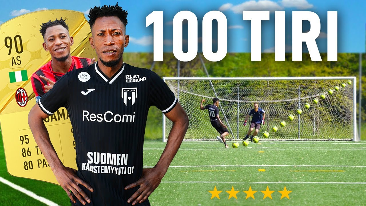 🎯⚽️ 100 TIRI CHALLENGE: ODUAMADI (ex MILAN) | Quanti Goal Segner&agrave; su 100 tiri?