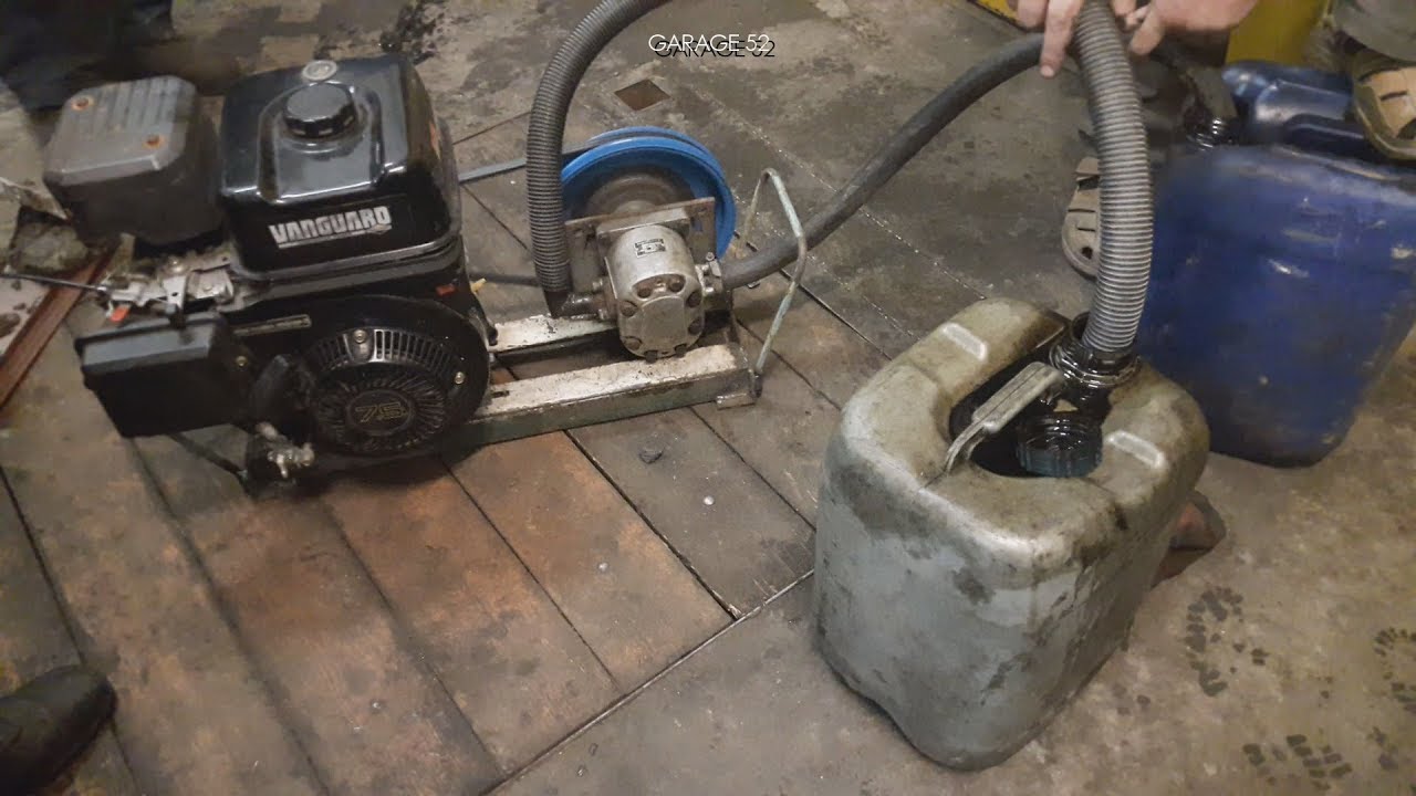 САМОДЕЛЬНАЯ ПОМПА ДЛЯ ПЕРЕКАЧКИ ОТРАБОТАННОГО МАСЛА