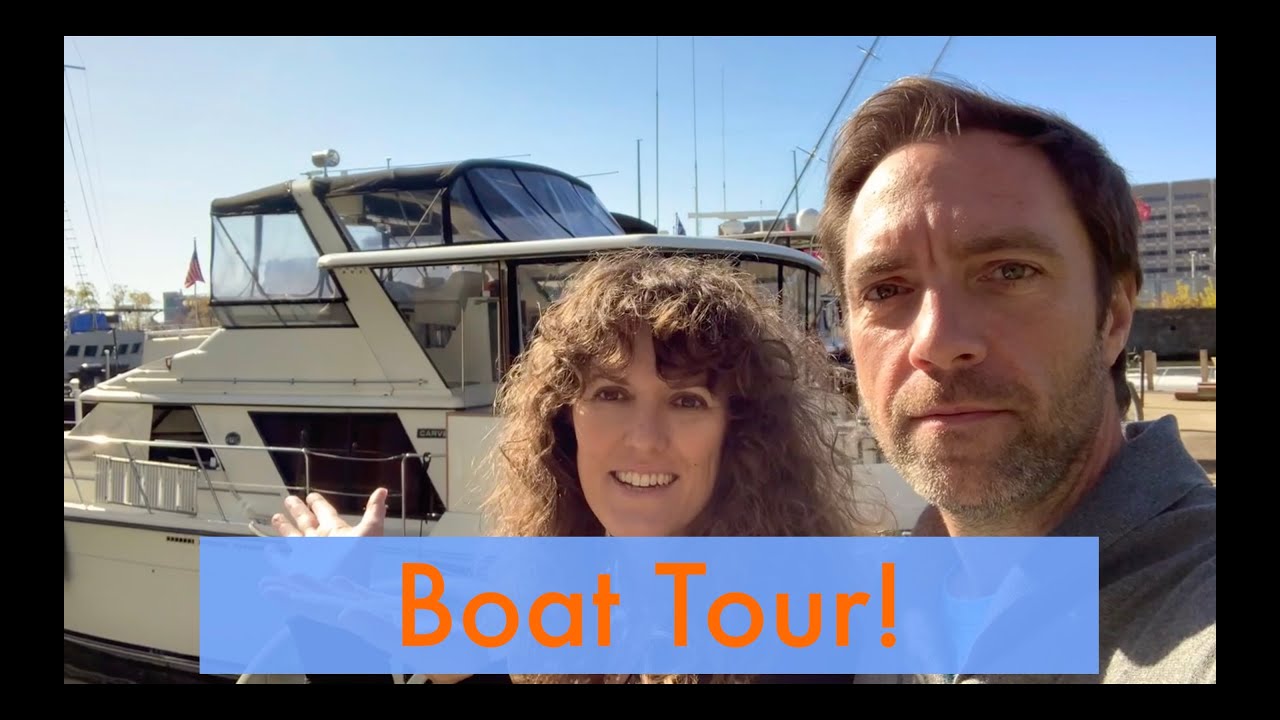 Tour of Couple's Live Aboard Boat in Chicago
