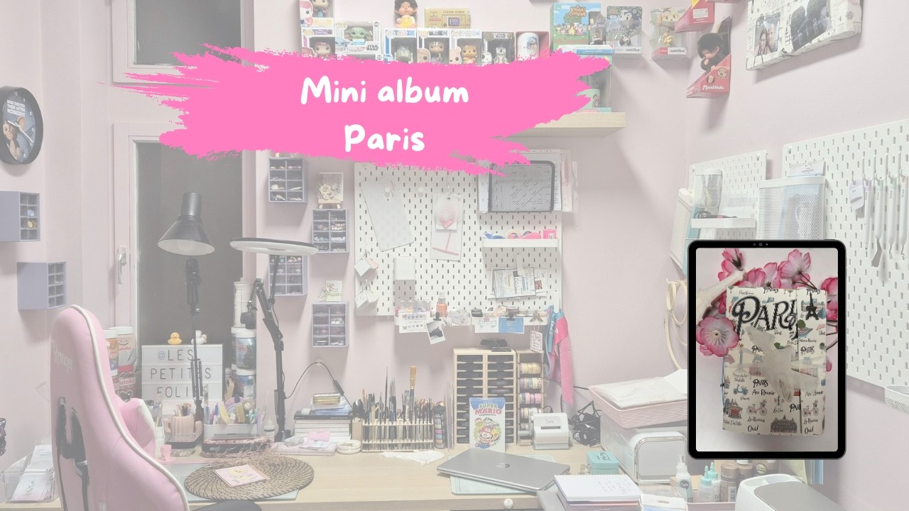 Mini album Paris inspiré de @Miaoupscreations