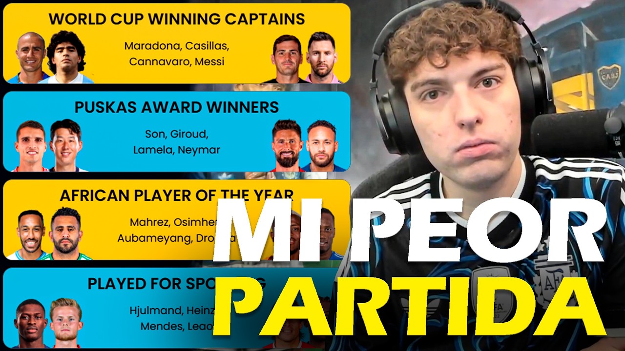 DAVOO XENEIZE JUEGA FUTBOL 11 (MI PEOR PARTIDA)