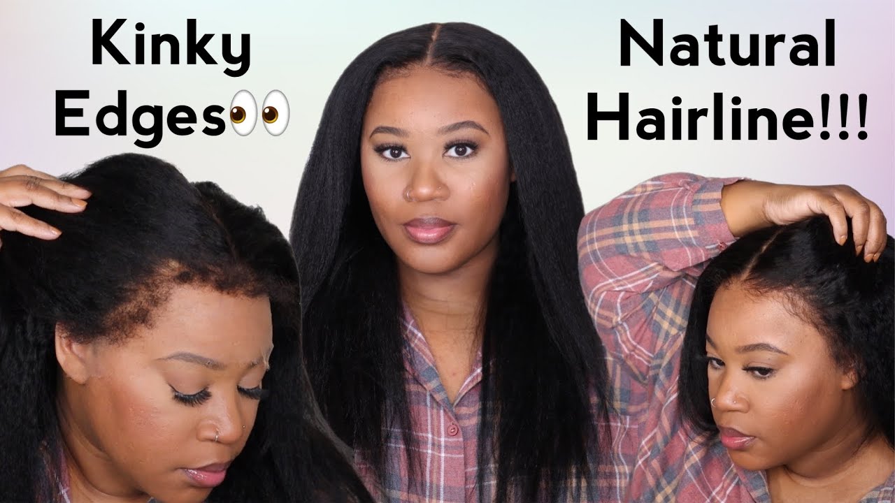 *NEW*Kinky Hairline Wig 😍| Natural 4c edges, Glueless Install | Geniuswigs