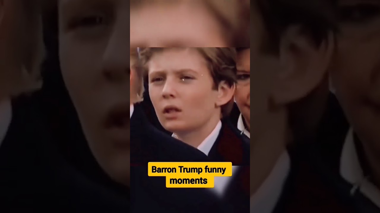 Barron Trump funny moments - Trump style #trump #funny #shorts