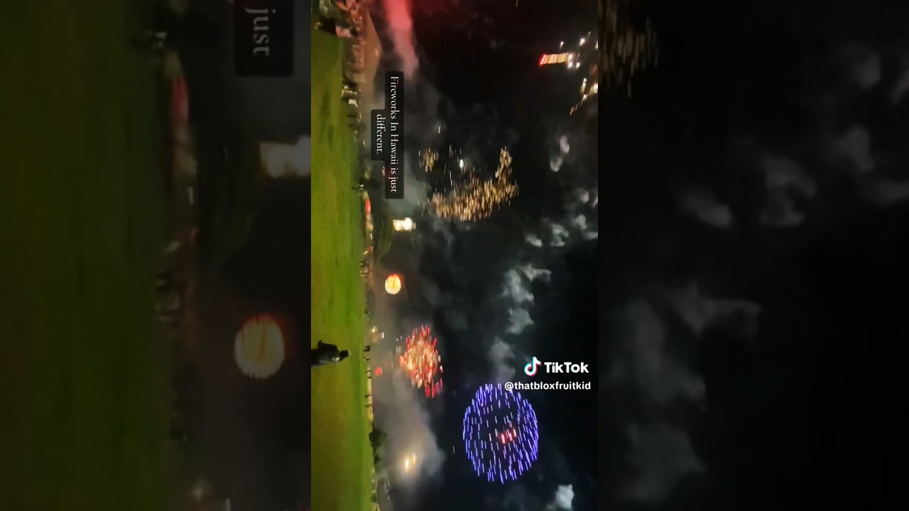 Fireworks in Hawaii is just Different from anywhere else!✅🤙🏾​@PonoVybezKanakaRootz33