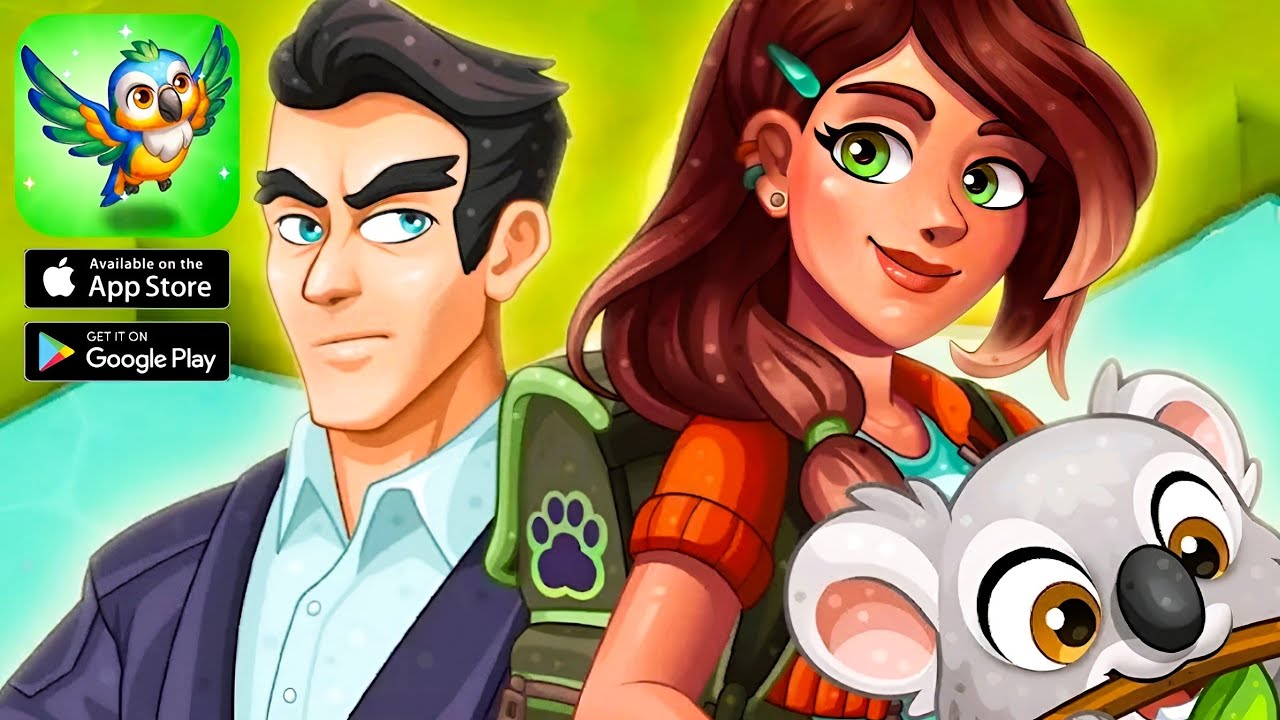 Paradise Paws: Merge Animals - Tutorial - Gameplay Walkthrough Part 1 , ANDROID, iOS