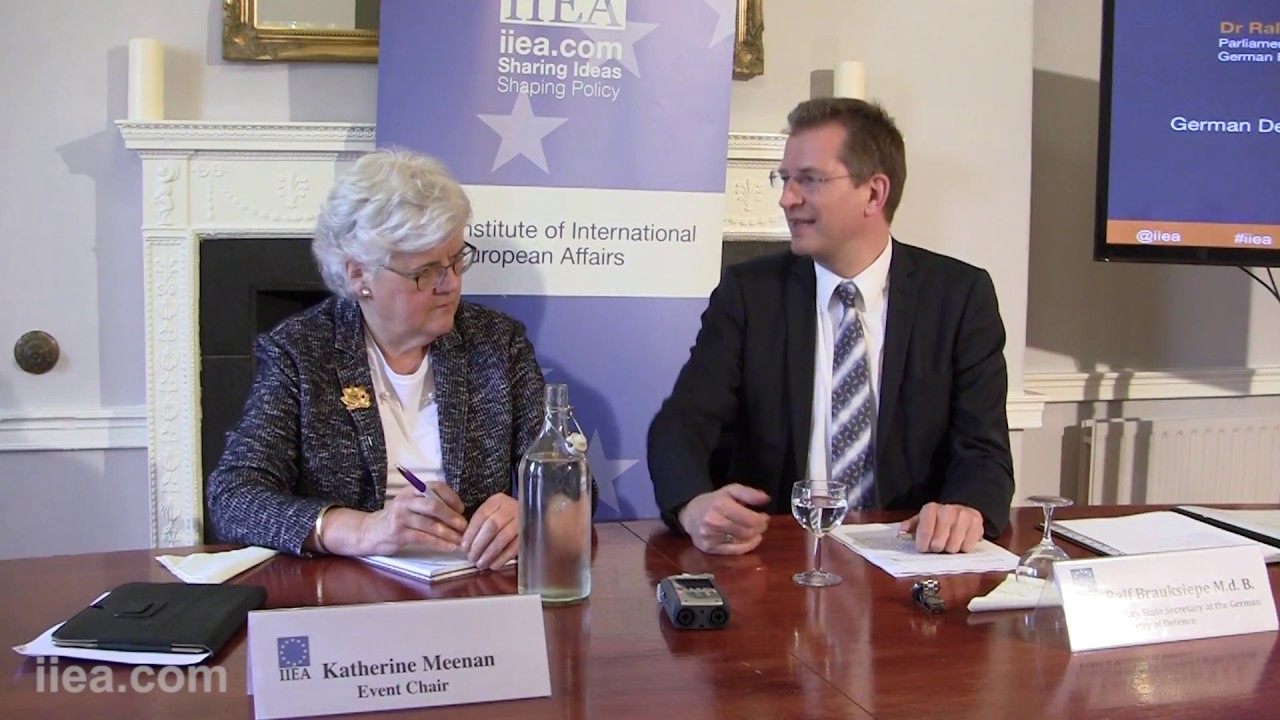 Dr Ralf Brauksiepe M.d.B. - German Defence Policy Priorities