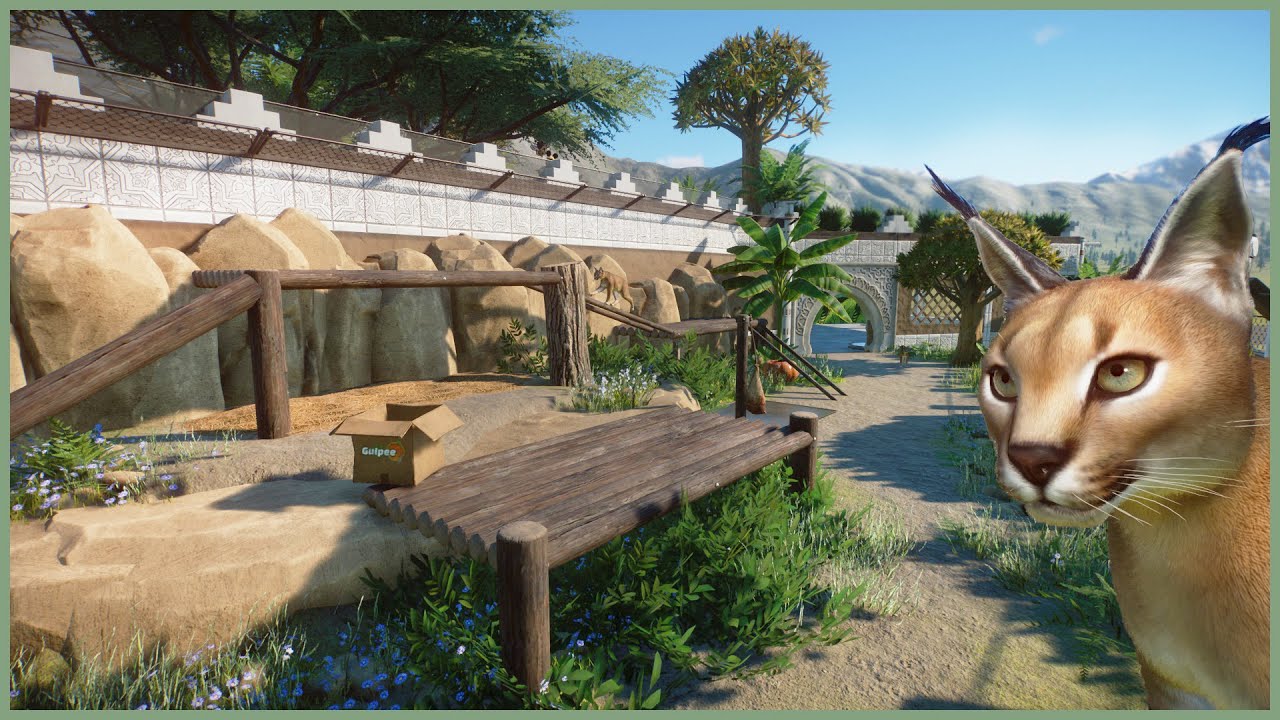 🐈Caracal habitat | Fjevær Zoo | Planet Zoo | speedbuild🌳