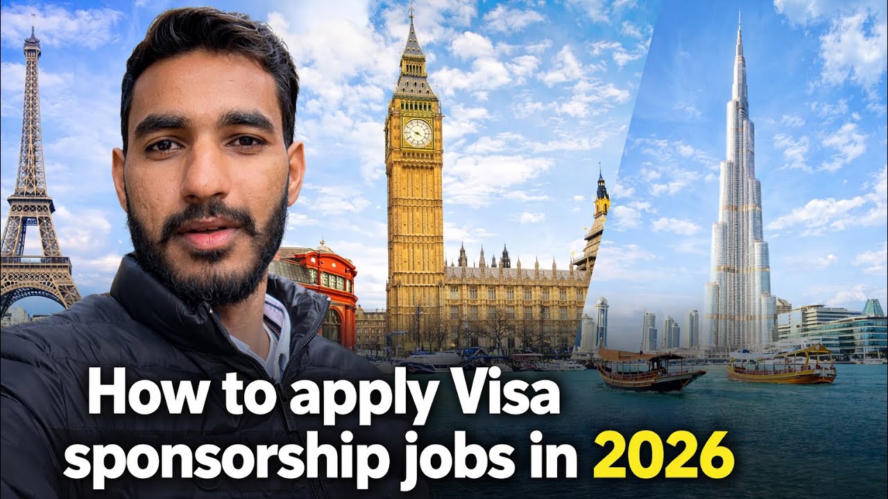 How to Apply Visa Sponsorship jobs in Any country? In 2026 🔗 Easy & Proven Method 