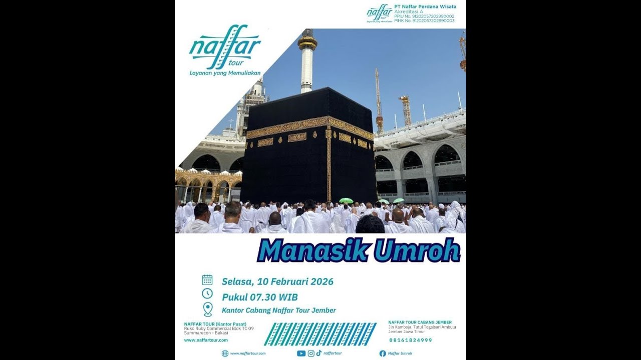 🔴Live Streaming Kegiatan Manasik Umroh. 