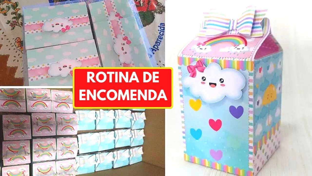 Rotina de Encomenda - Como faço minhas encomendas - Papelaria Personalizada