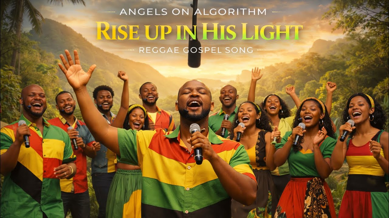 Angels On Algorithm-Rise Up In His Light (A Reggae Gospel Song)