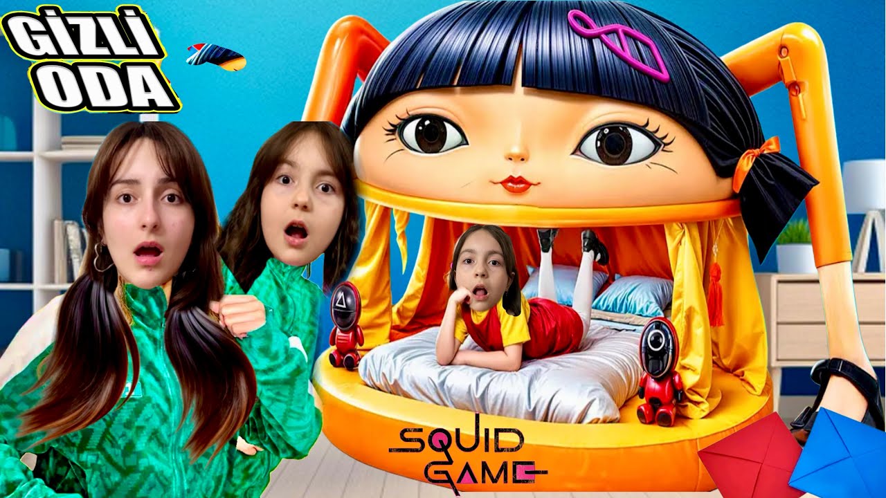 SQUİD GAME DE GİZLİ BİR ODA YAPTIK ZEYNEP VE HİRANUR