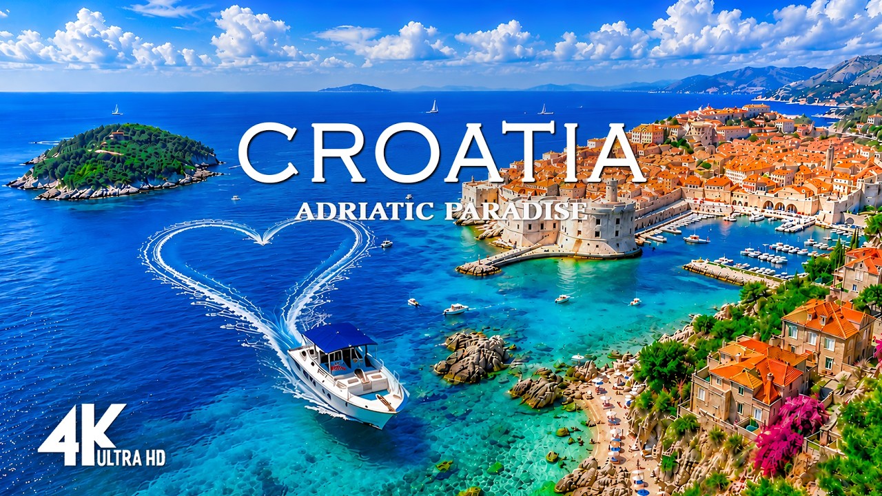[4K 60FPS] CROATIA DRONE 🇭🇷 &ndash; Deep House Summer Mix 2026 🌊 | Adriatic Coastal Paradise