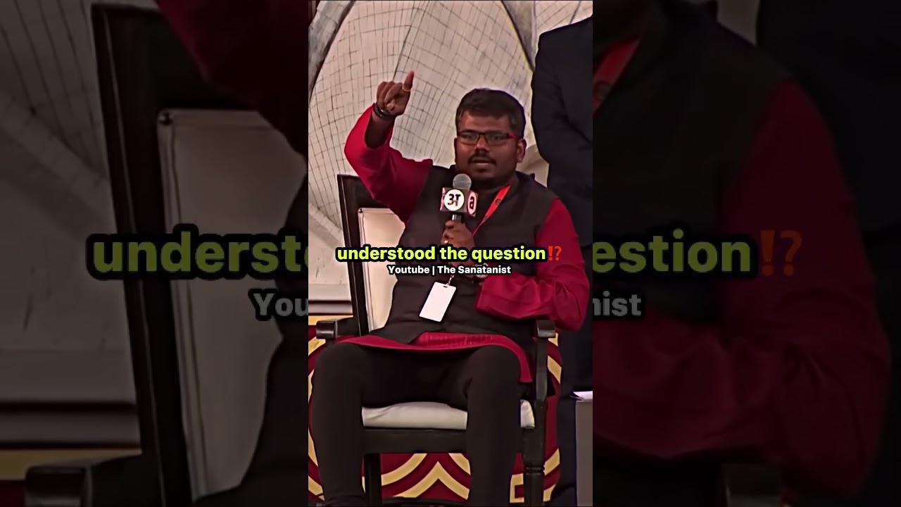 J Sai Deepak destroys Owaisi over the origin of Islam! 🔥 #debate #news #india #hindu #muslim #india