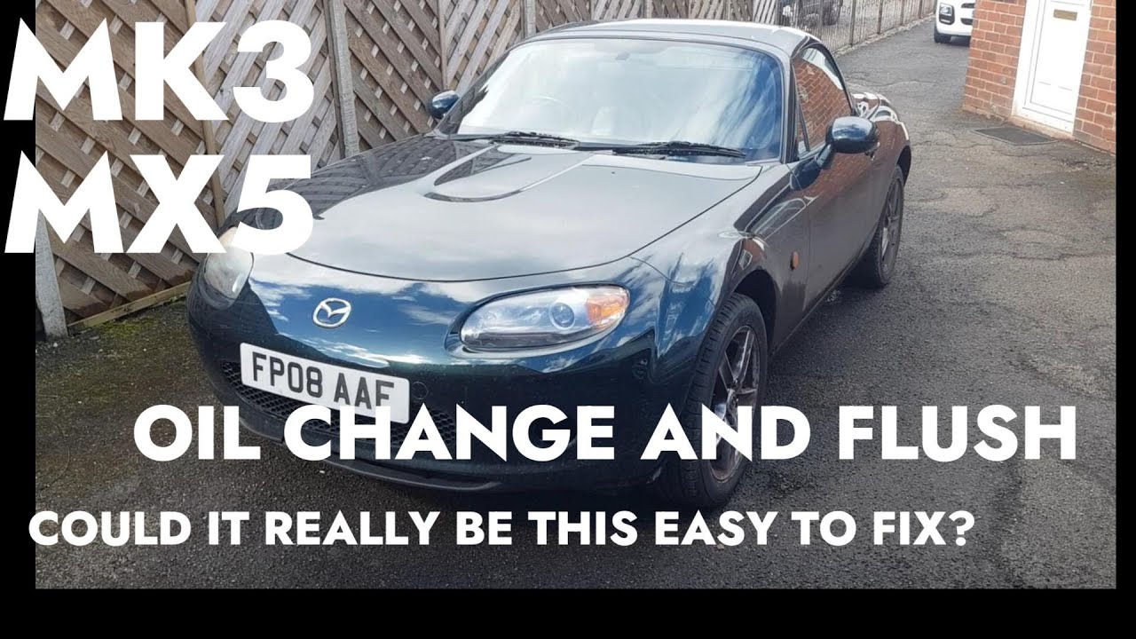 Pt2 - MK3 MX5 Engine Flush and Oil Change