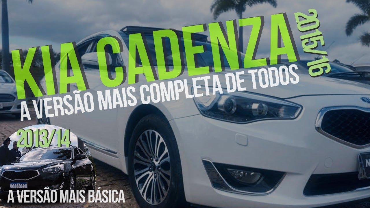 kia Cadenza 15/16 Diferenças entre o ano 13/14 - *Vendido*