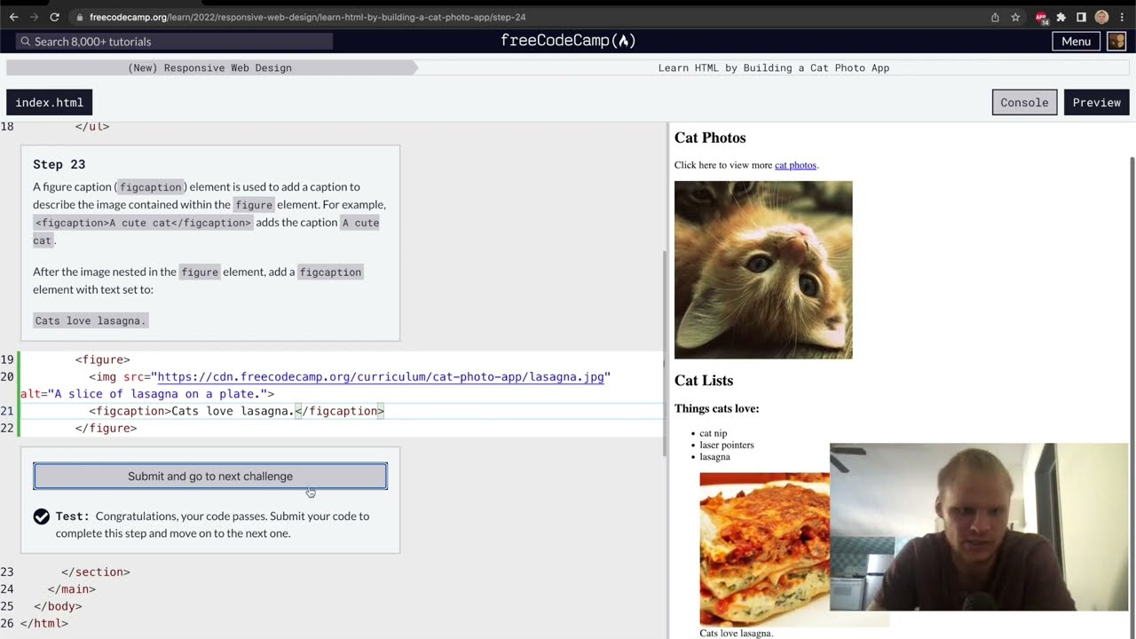 FreeCodeCamp HTML