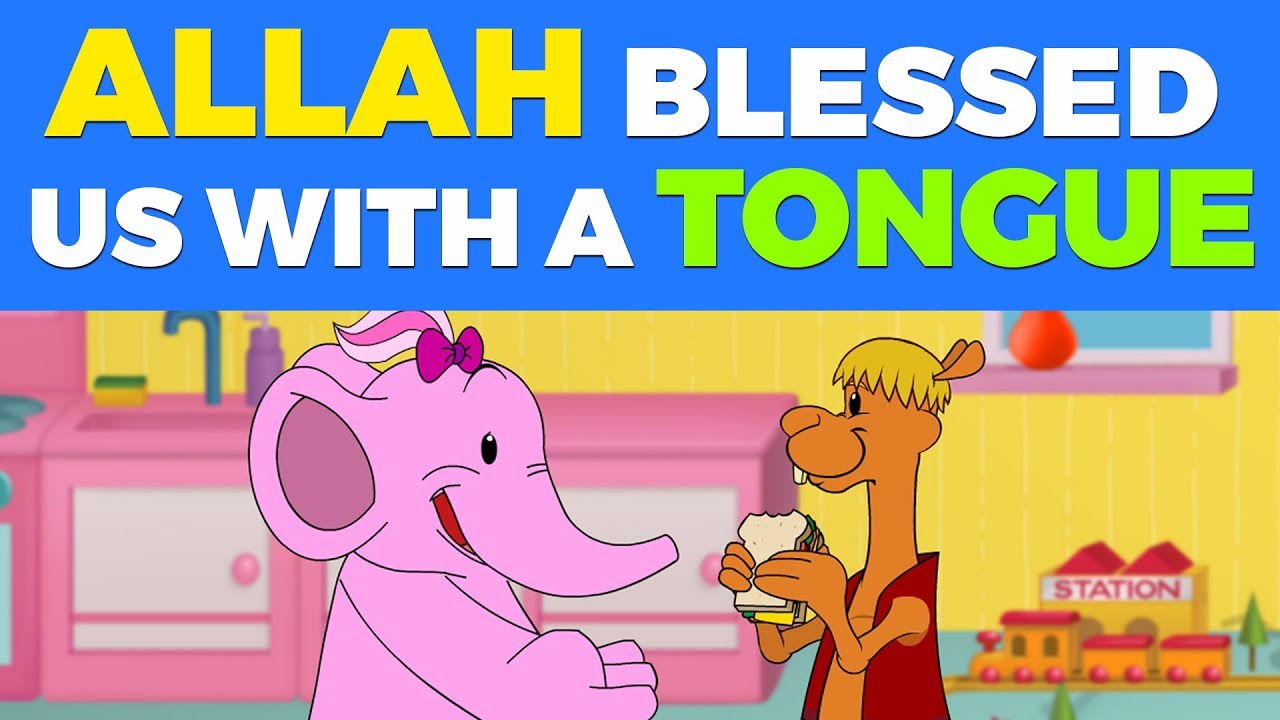 Allah Blessed Us With a TONGUE - Zaky Cartoon