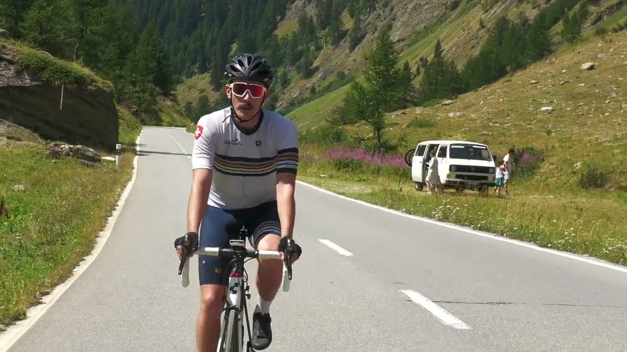 Nufenenpass am Swiss Cycling Alpenbrevet